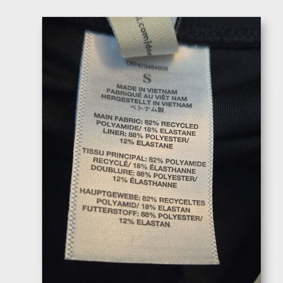 MADEWELL Cinched Cutout One-Piece Swimsuit Black Size Small NWT - Picture 8 of 8